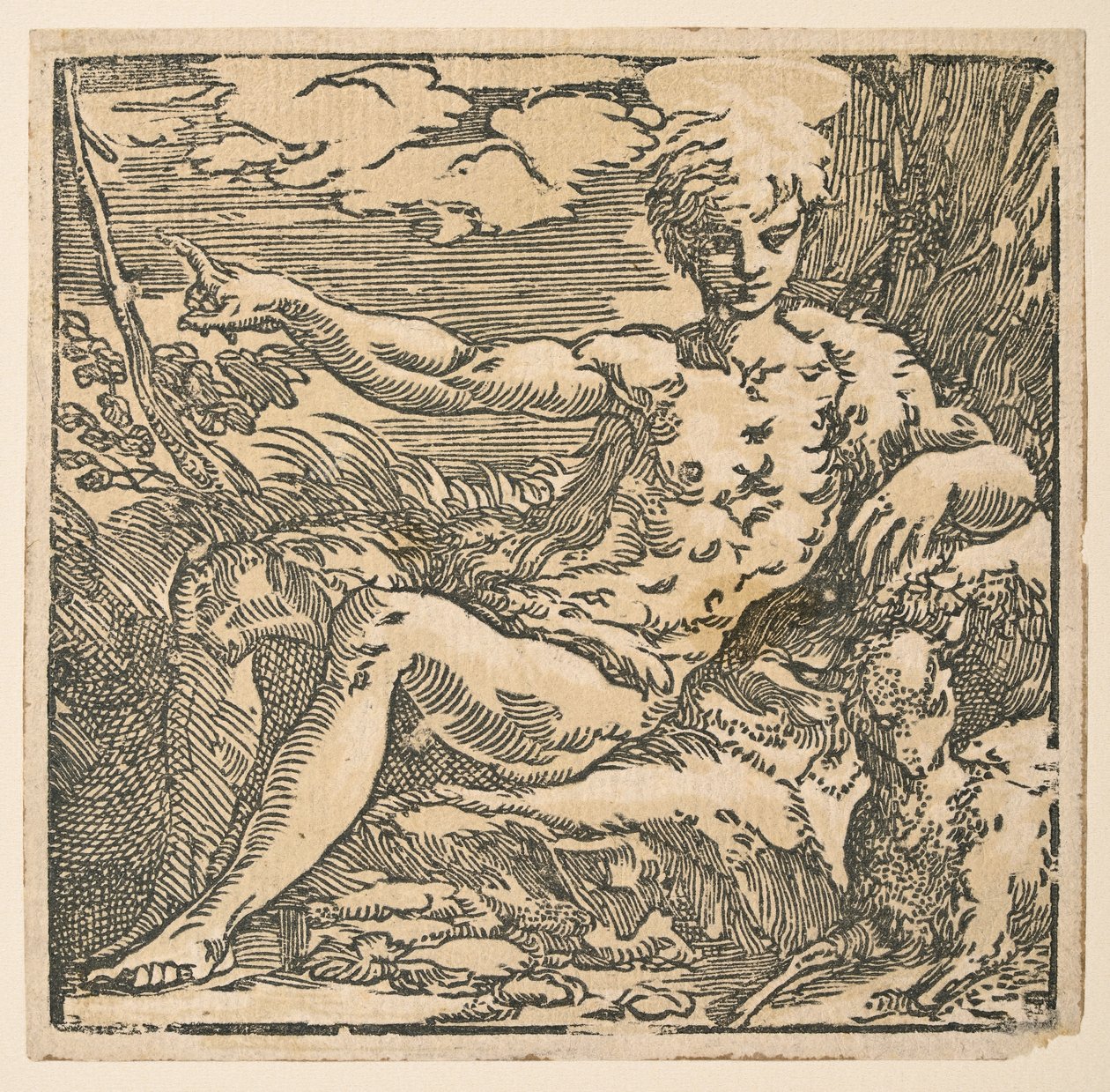 Johannes Döparen i öknen av Parmigianino