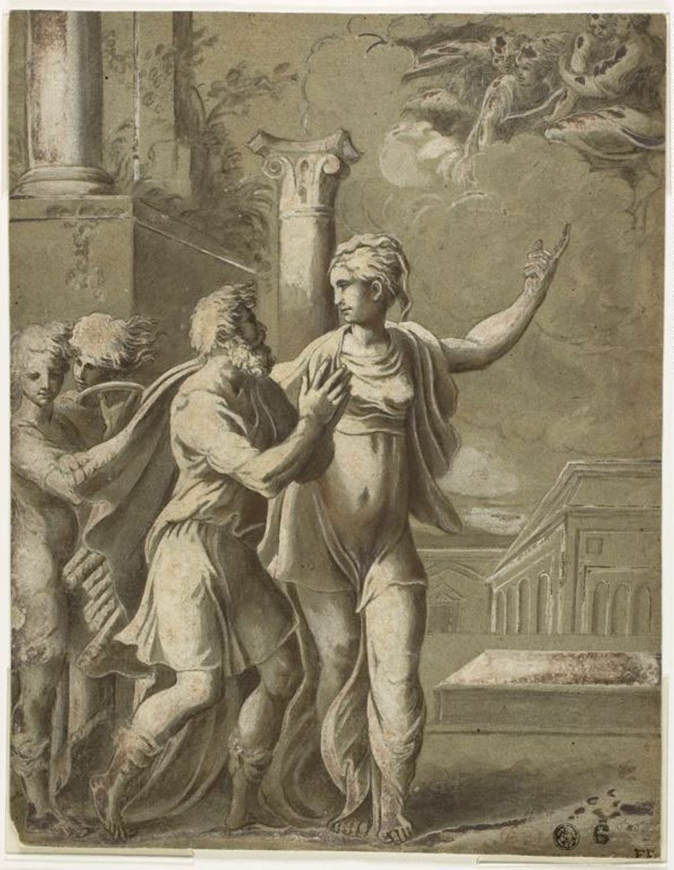 Augustus och den tiburtinska sibylla av Parmigianino
