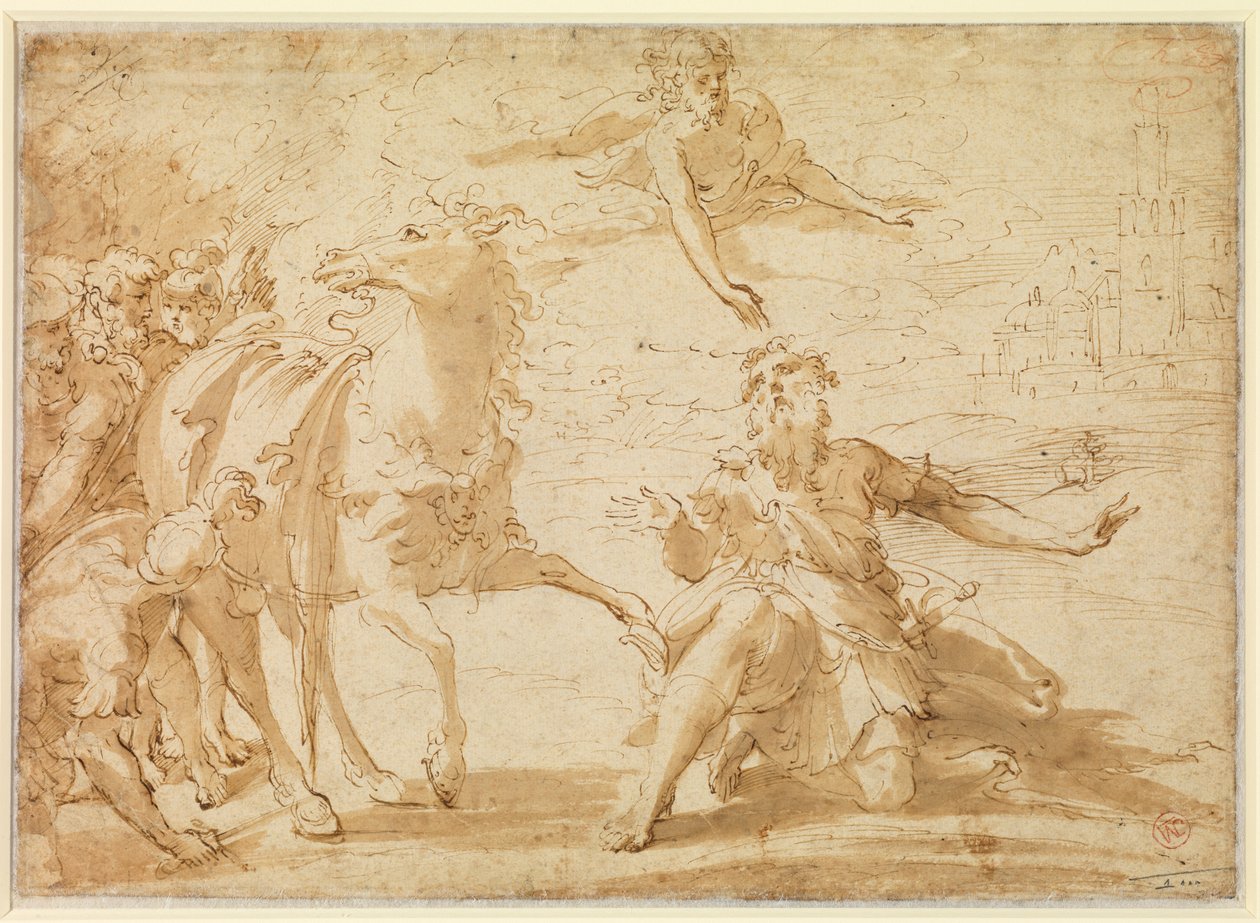 Sankt Paulus omvändelse av Parmigianino