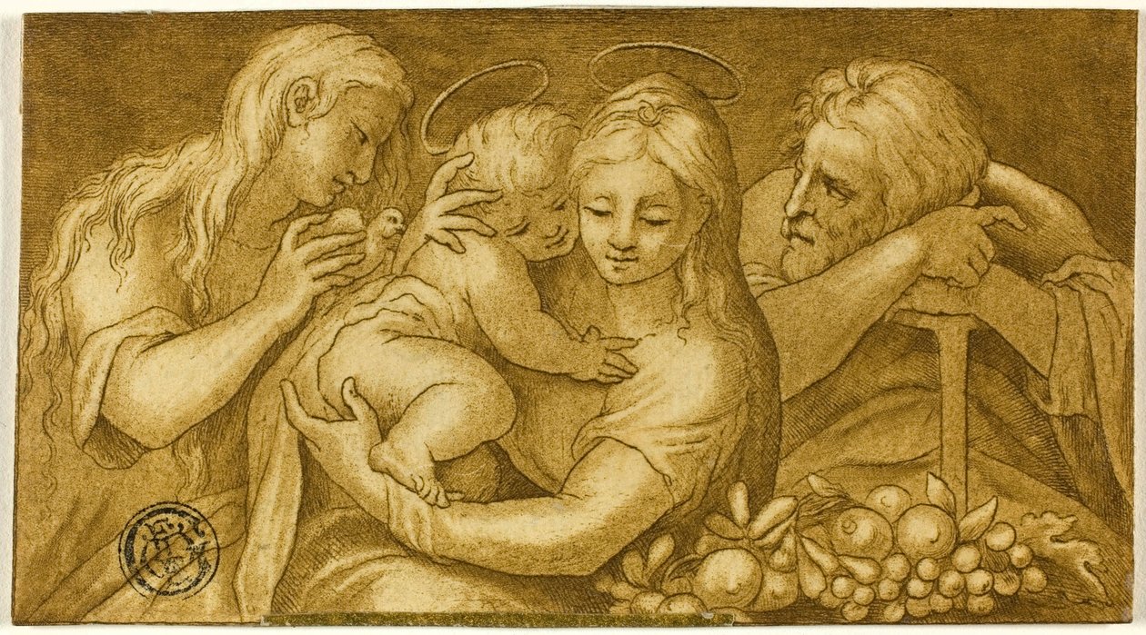 Heliga familjen med Maria Magdalena av Parmigianino