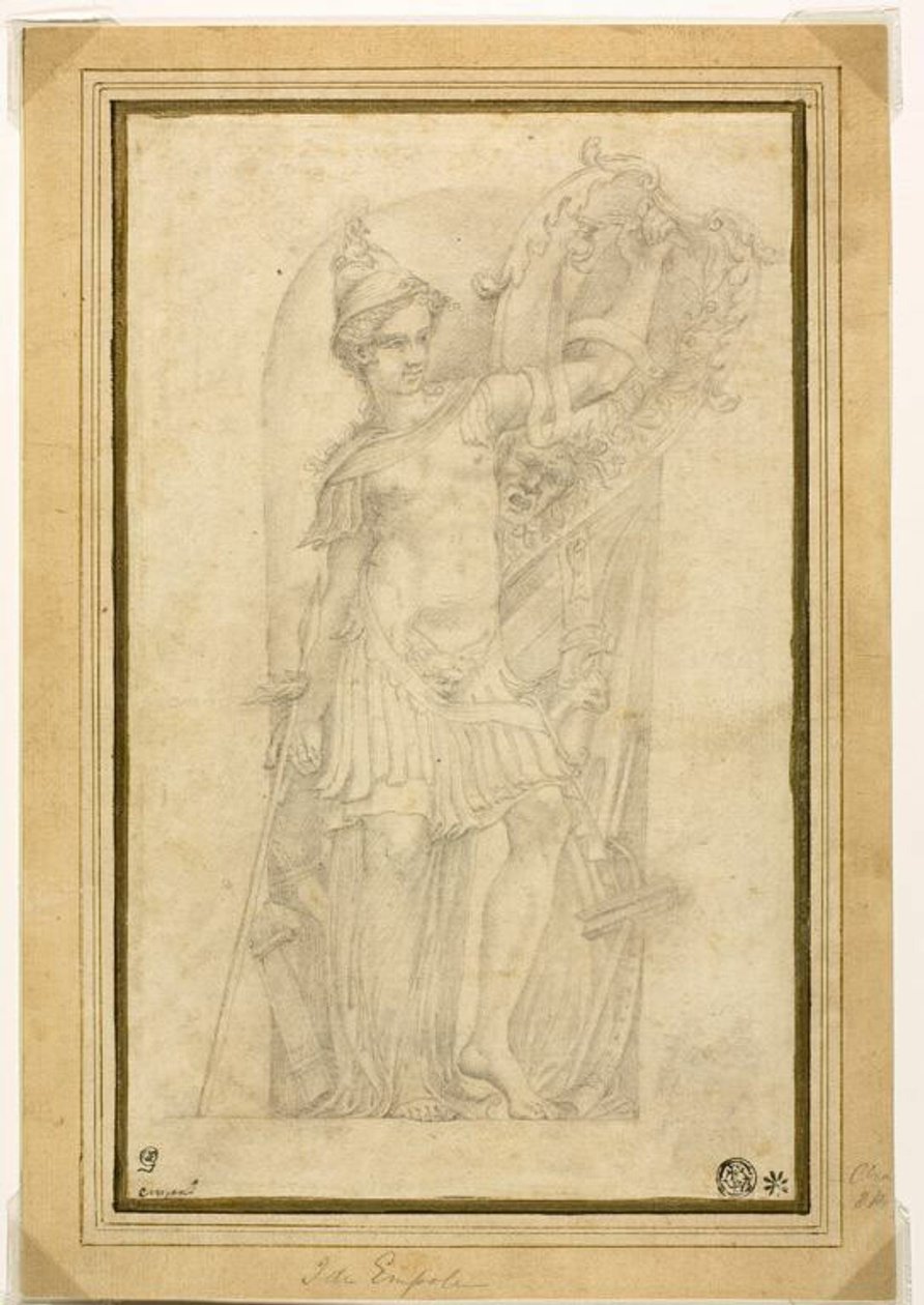 Minerva (eller Bellona) i en nisch av Parmigianino