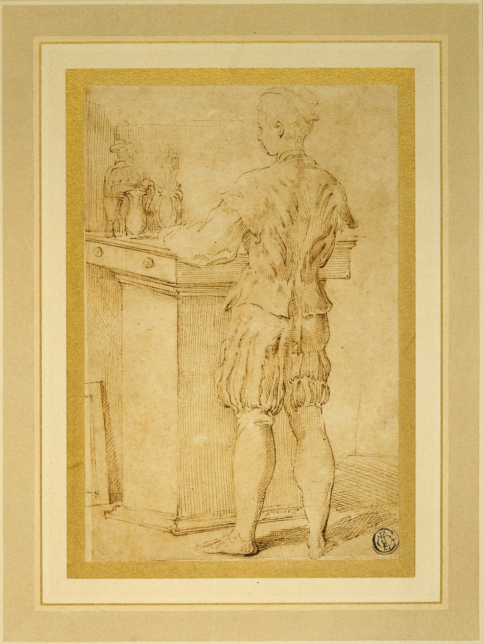 Page Serving Wine eller Målarens lärling av Parmigianino