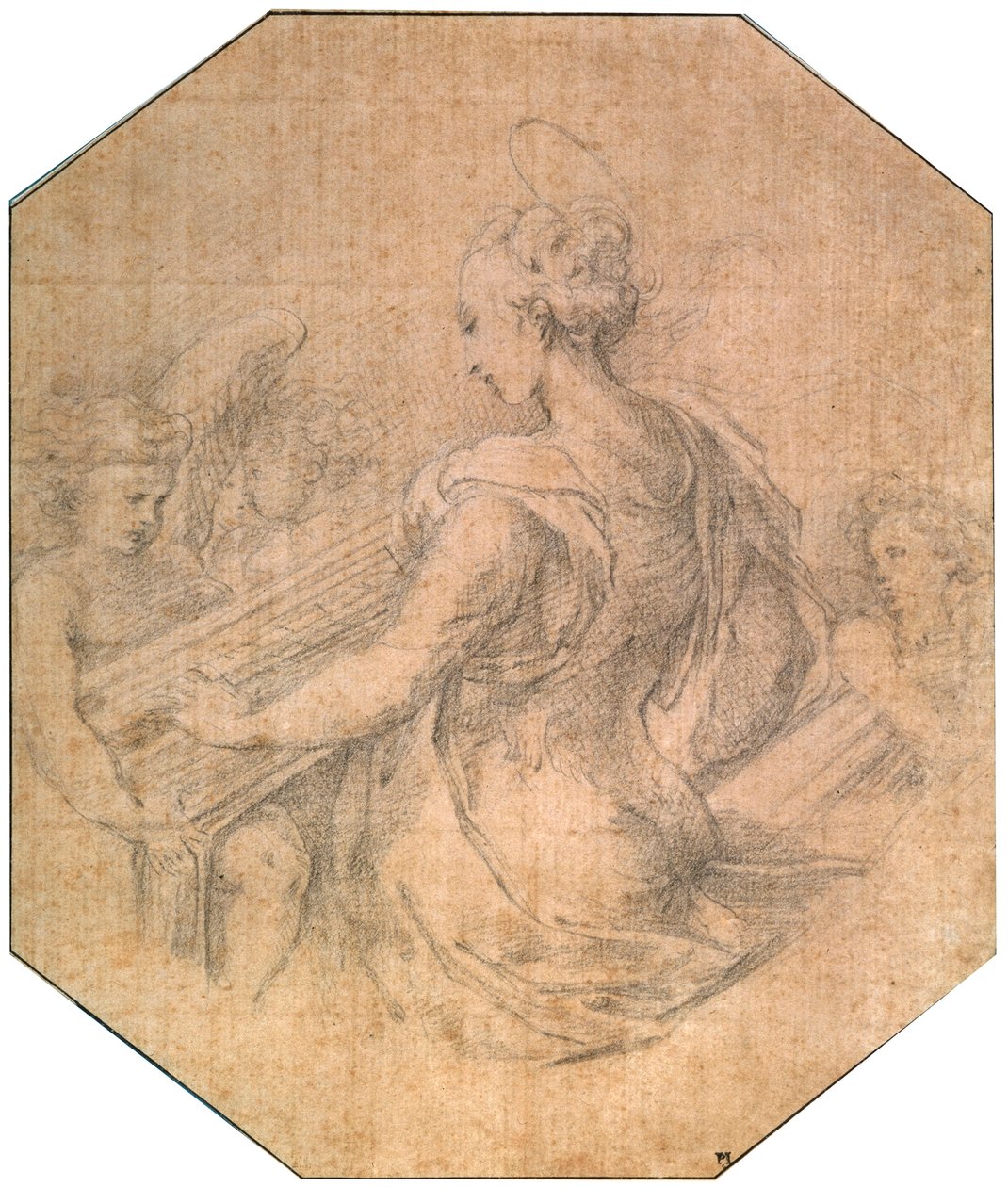 Sankta Cecilia, c1527-1530 av Parmigianino