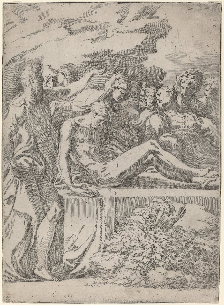 Gravläggningen av Parmigianino