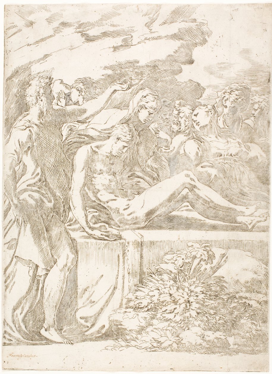 Gravläggningen av Parmigianino