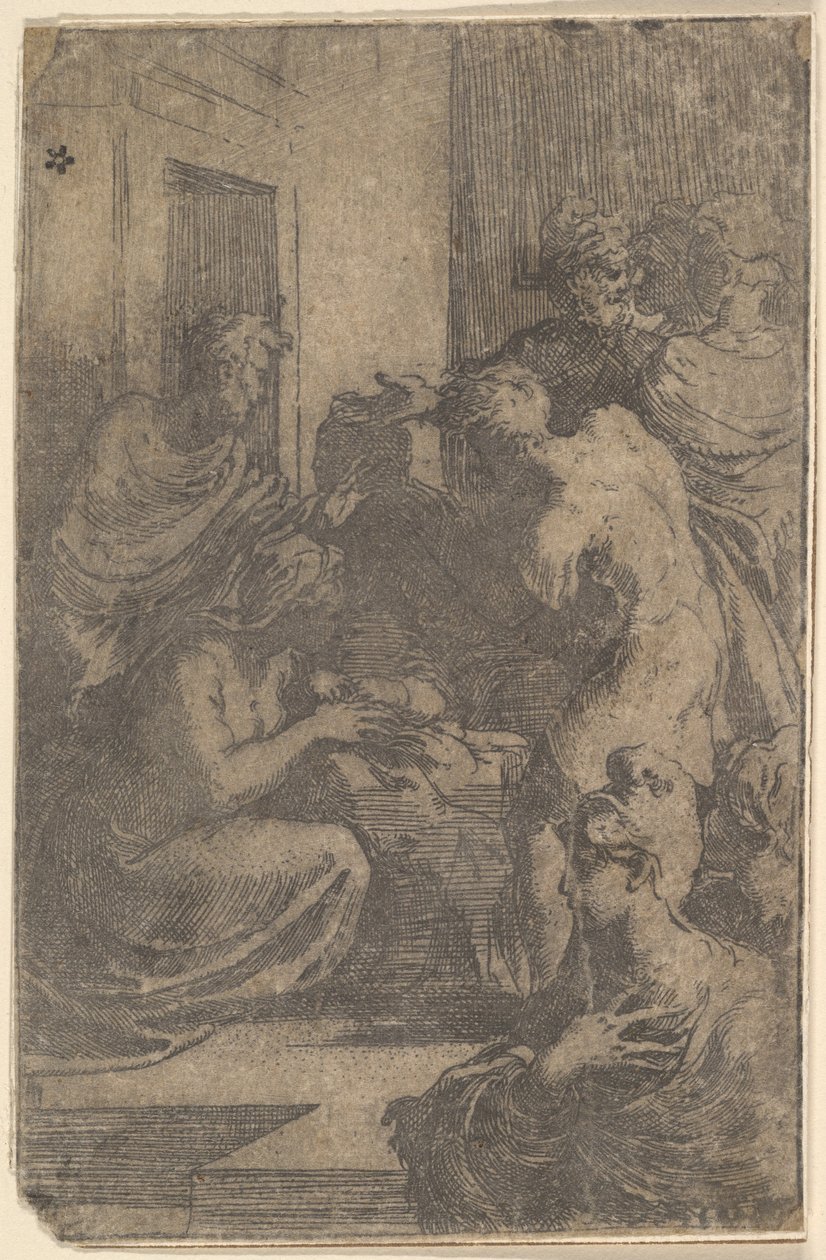 Födelsekyrkan, ca. 1527-30. av Parmigianino