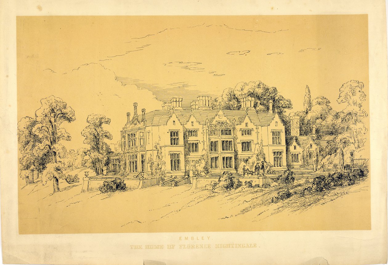 Embley Park, ca 1856 av Parthenope Nightingale