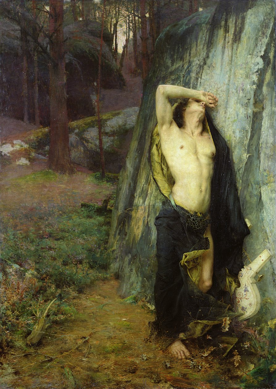 Orfeus död av Pascal Adolphe Jean Dagnan Bouveret