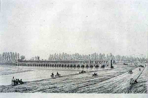 Allah Verdi Khan Bridge, i Isfahan, från 