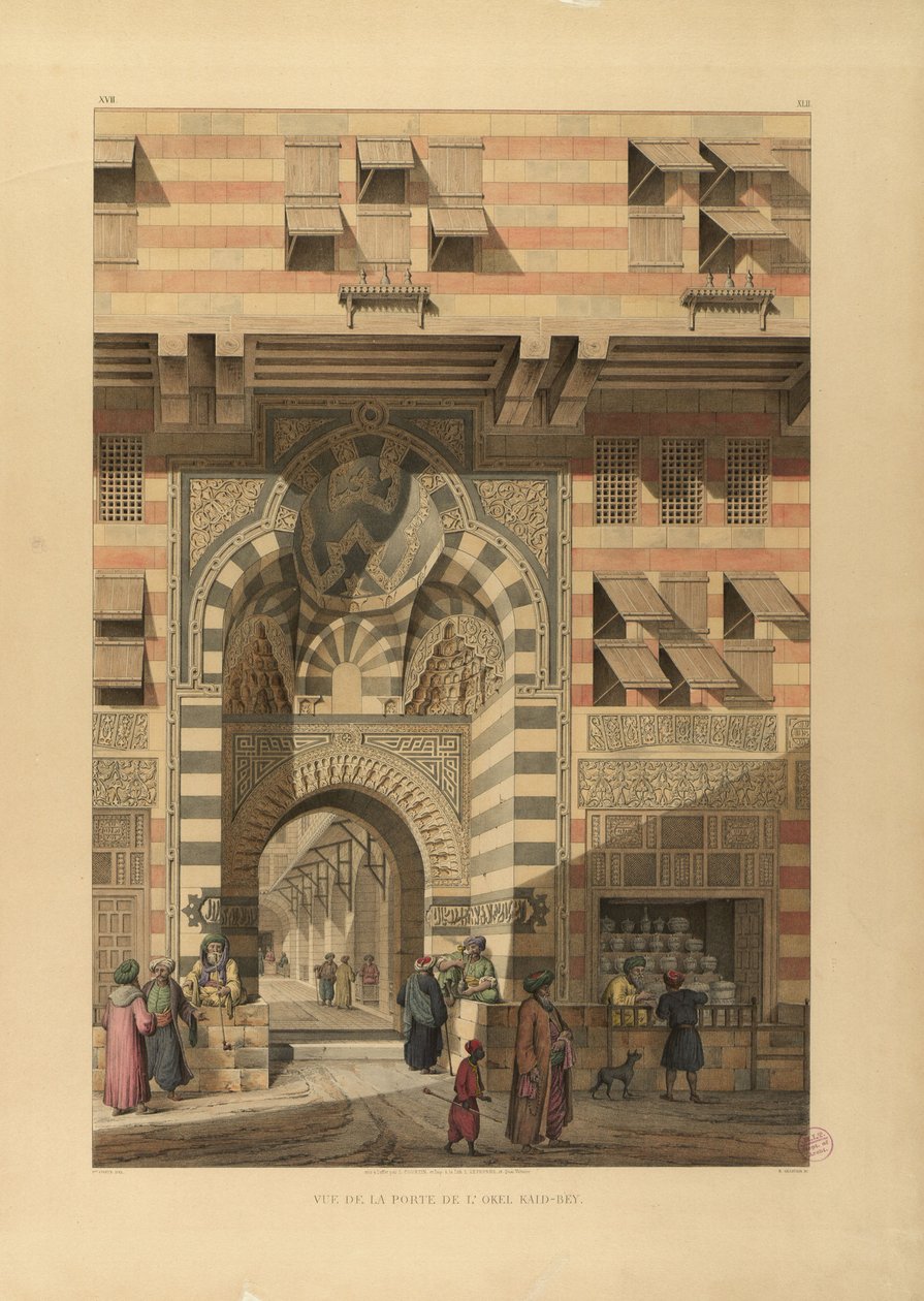 Sultan Qaitbays Sabil-Kuttab av Pascal Xavier Coste