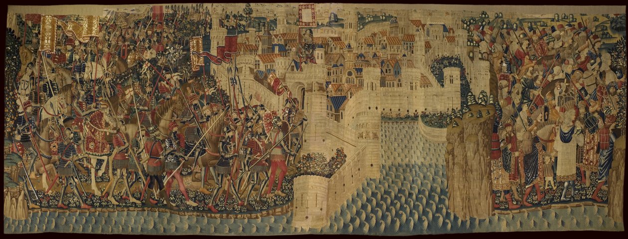 Gobeläng från Pastrana, slutet av 1400-talet (gobeläng) av Pasquier (workshop of) Grenier