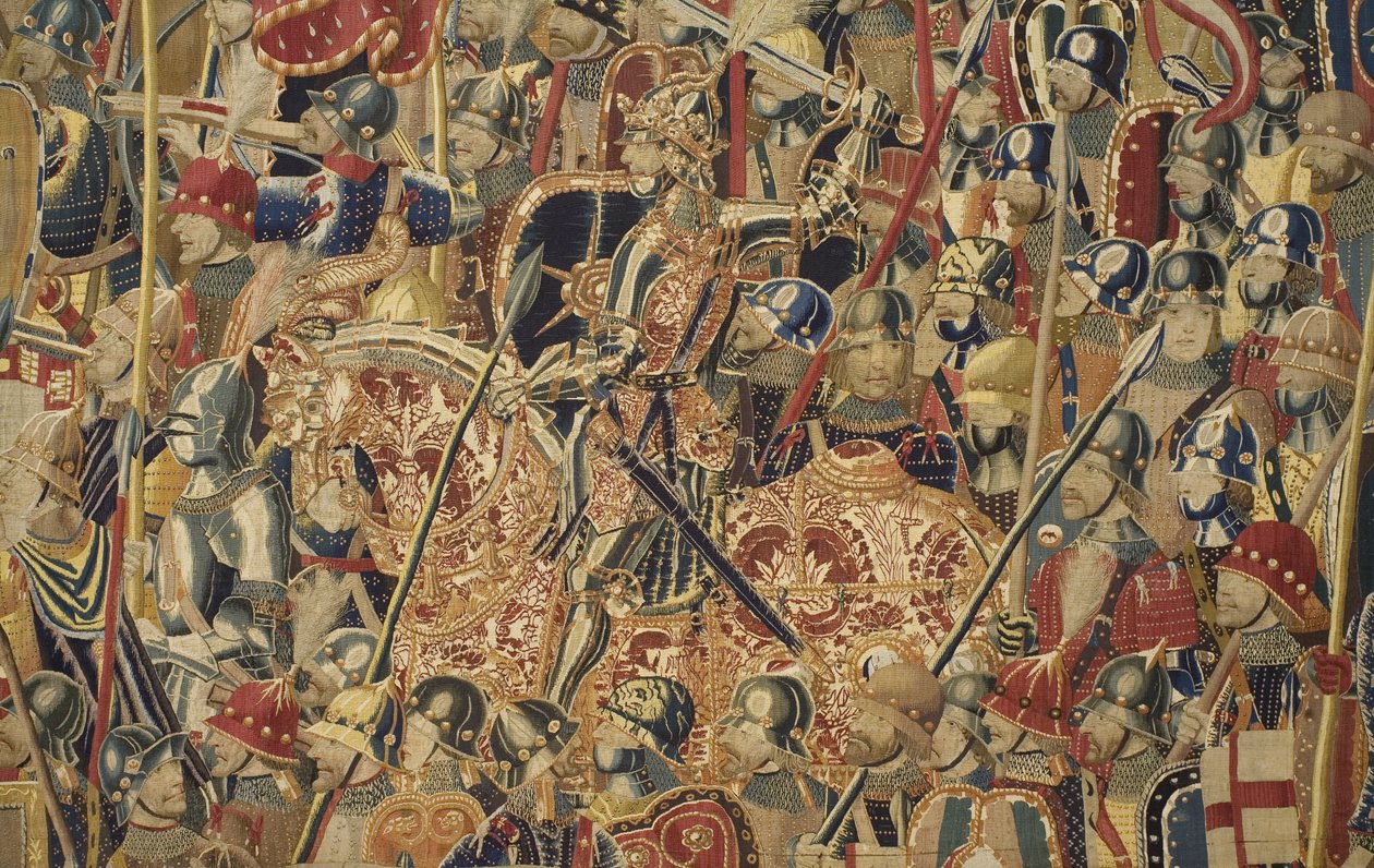 Pastrana-gobelängerna, tillverkning i Tournai, troligen från Passchier Greniers verkstad, ca 1471 - 1475 (gobeläng) av Pasquier (workshop of) Grenier
