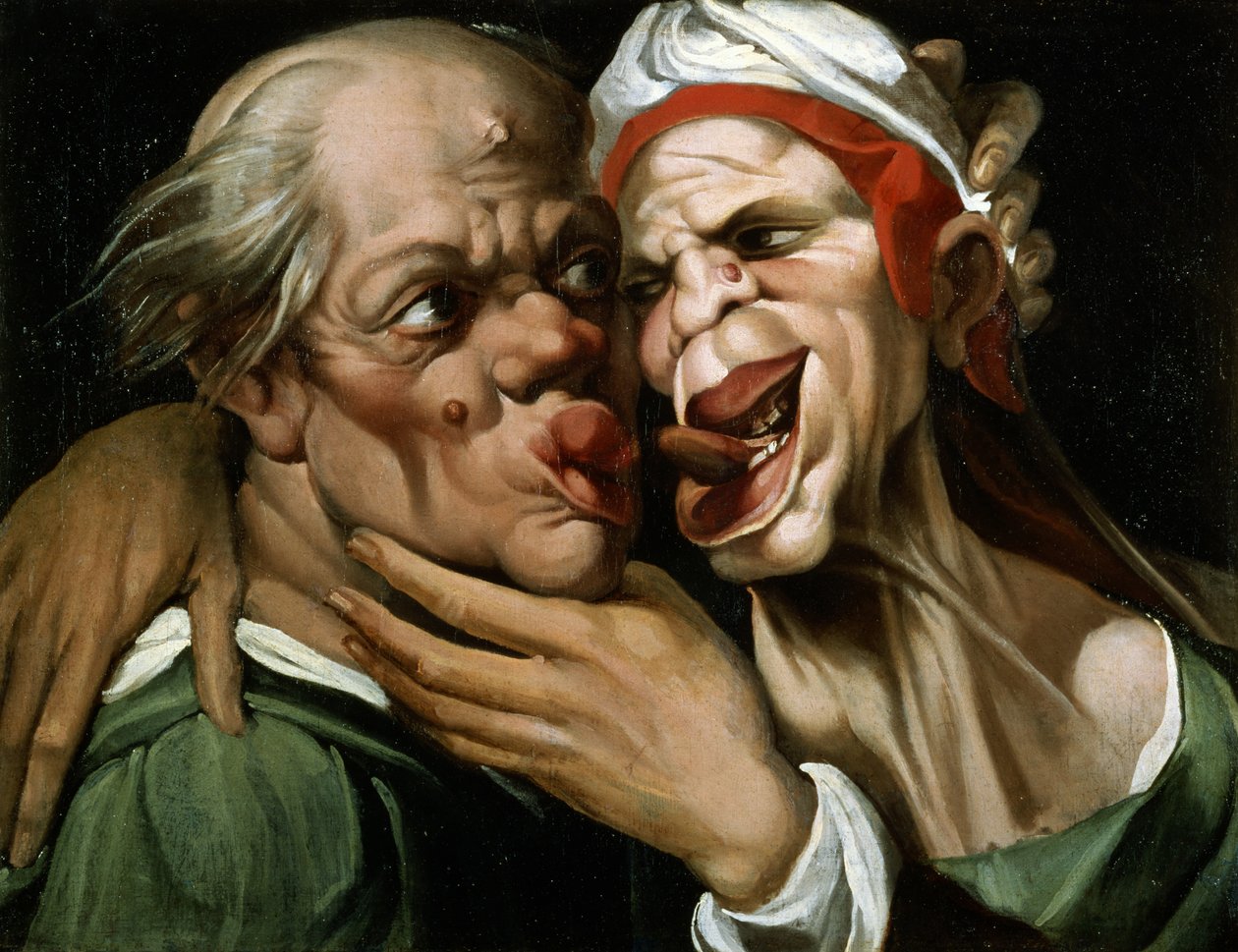 Karikatyr (olja på duk) av Passarotti Passarotti