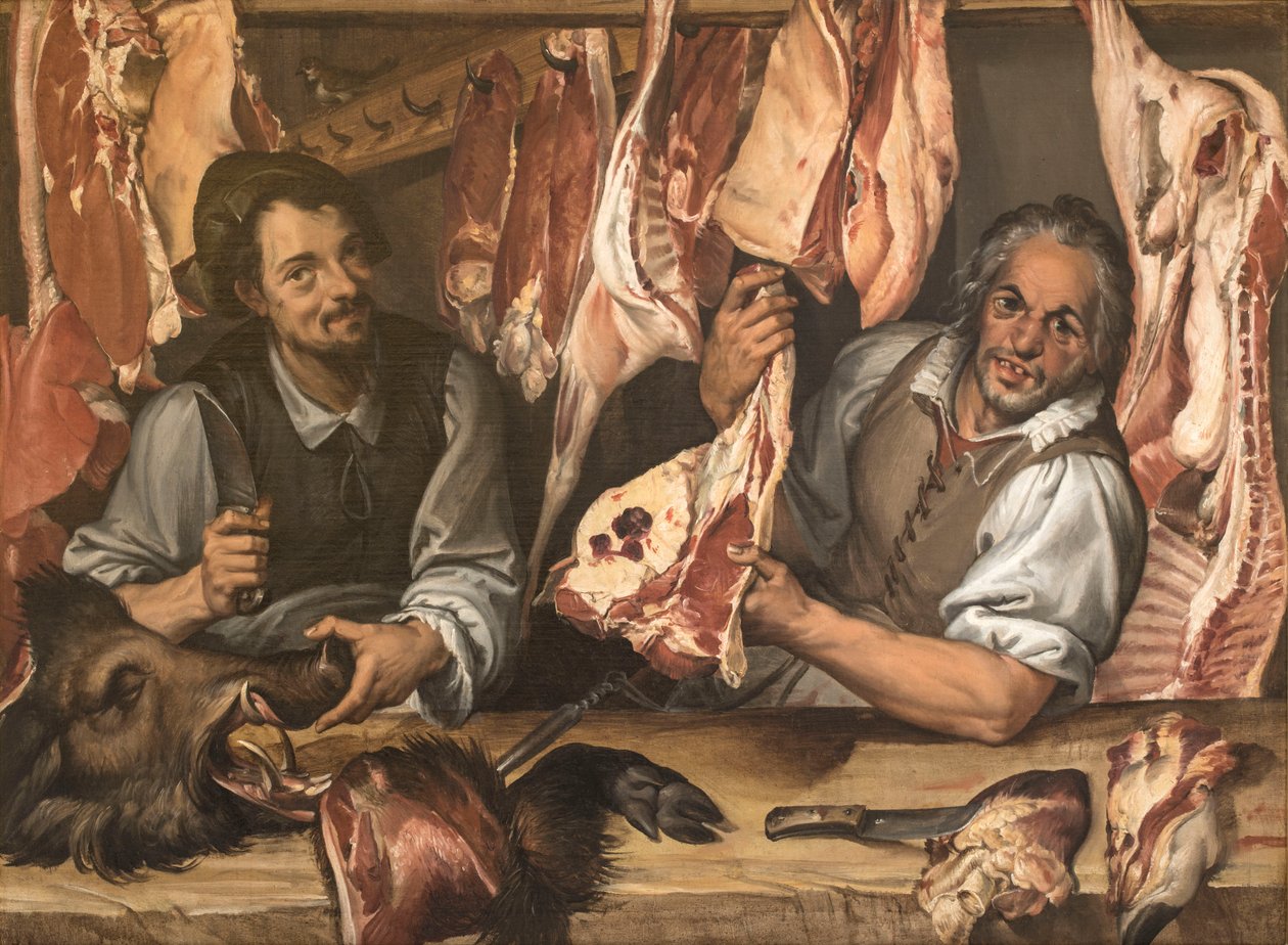 Slaktaren La Macelleria. av Passerotti