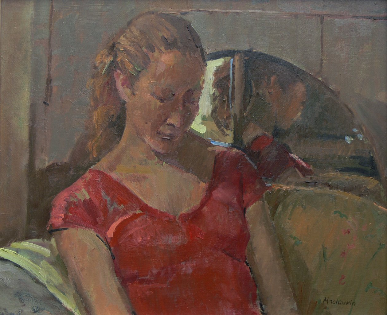 Vid den gamla spegeln, 2009 av Pat Maclaurin