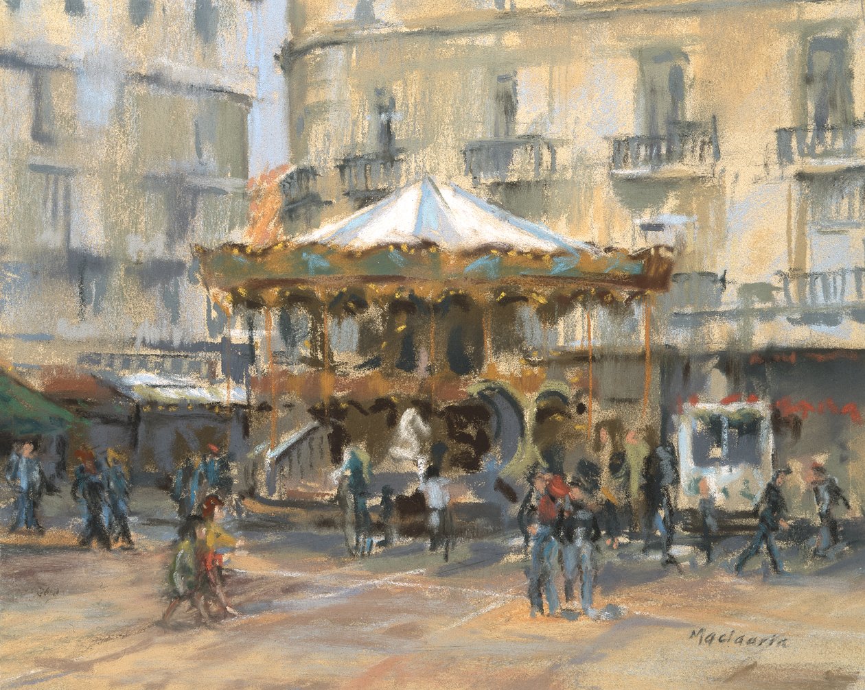 Lilla karusellen, Montpellier av Pat Maclaurin