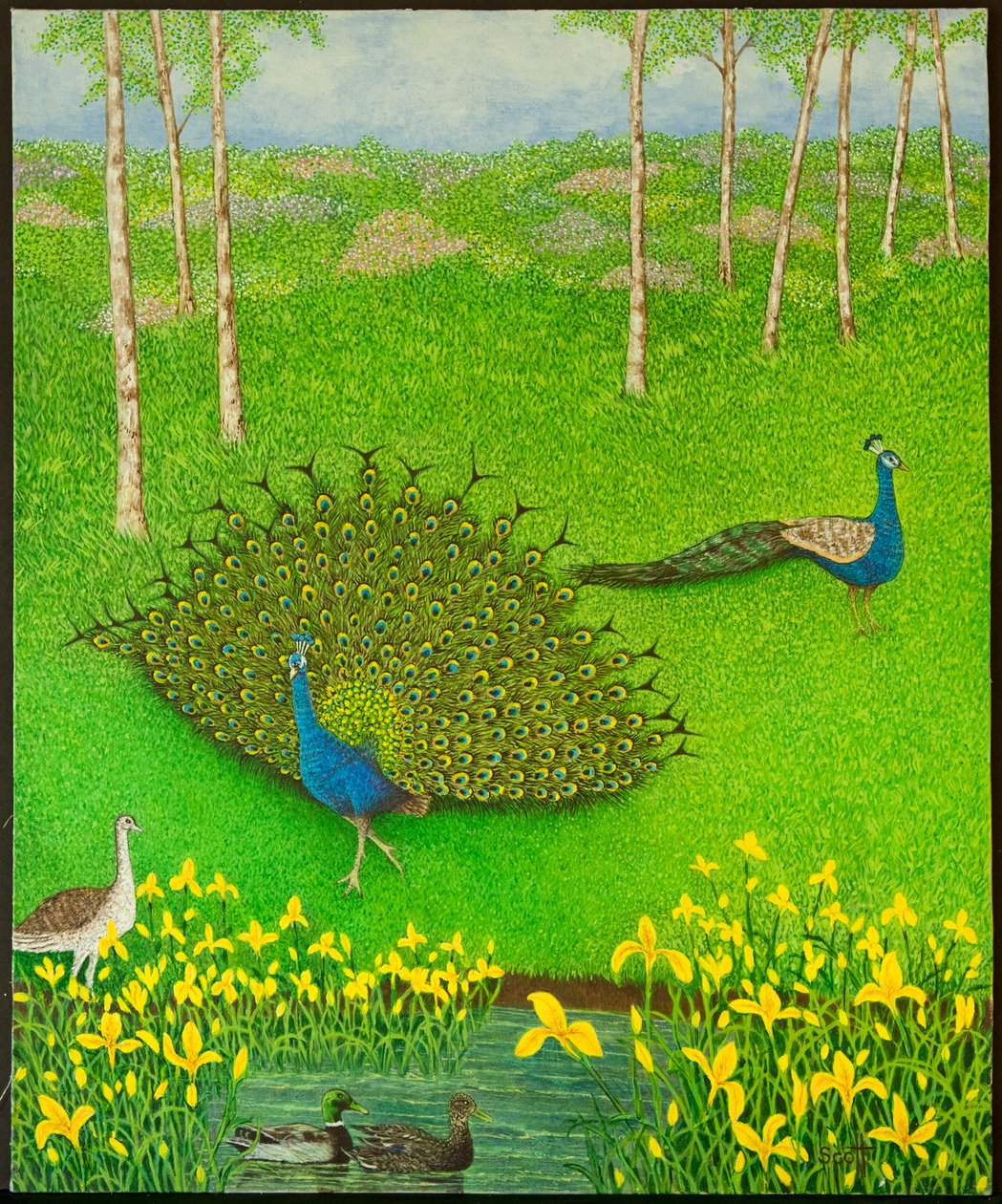 Winning Ways, 2012 (akryl på papper) av Pat Scott