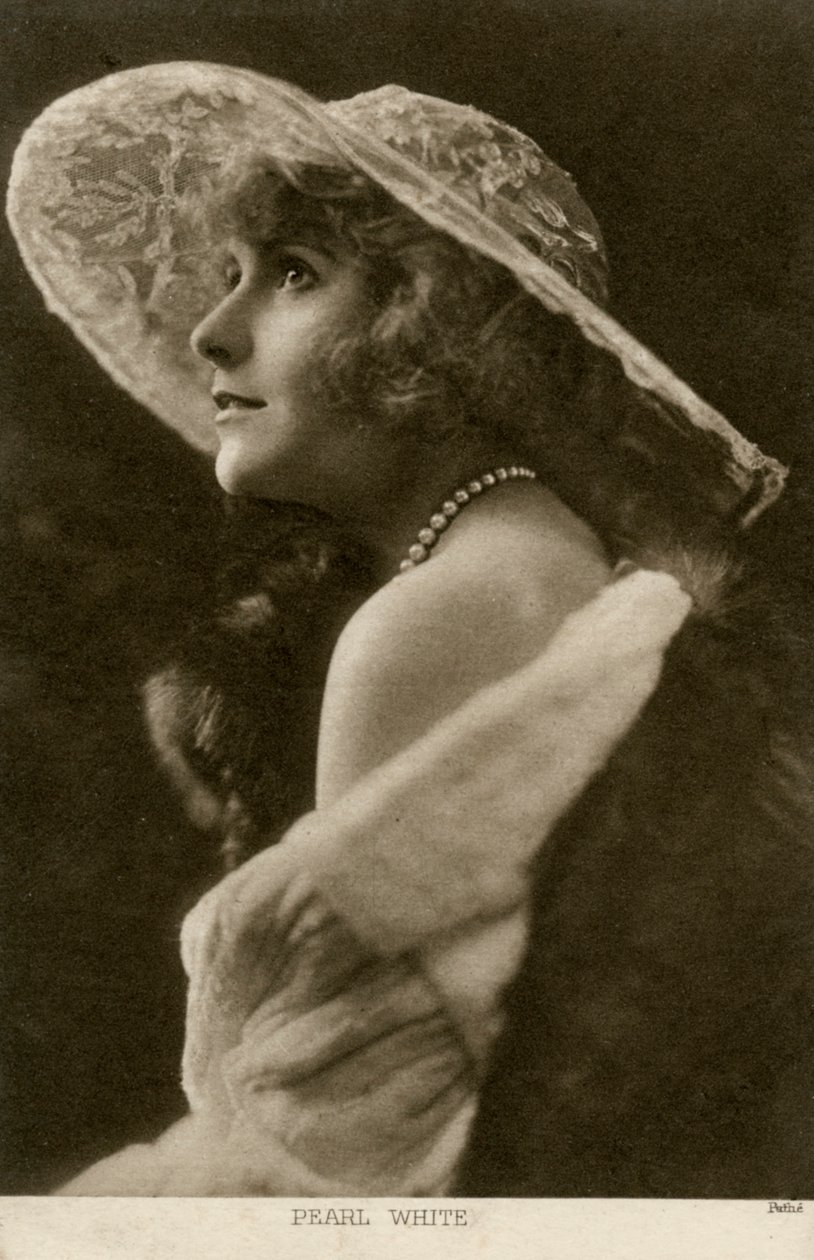 Pearl White, amerikansk skådespelerska och filmstjärna, c1910. av Pathe