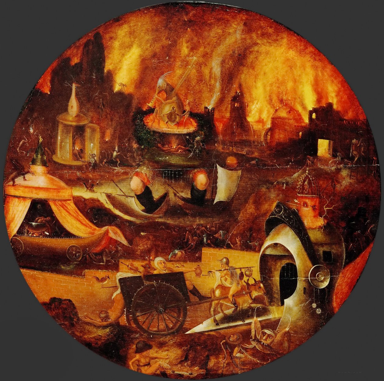 Helvetet, ca 1545 av Patinier