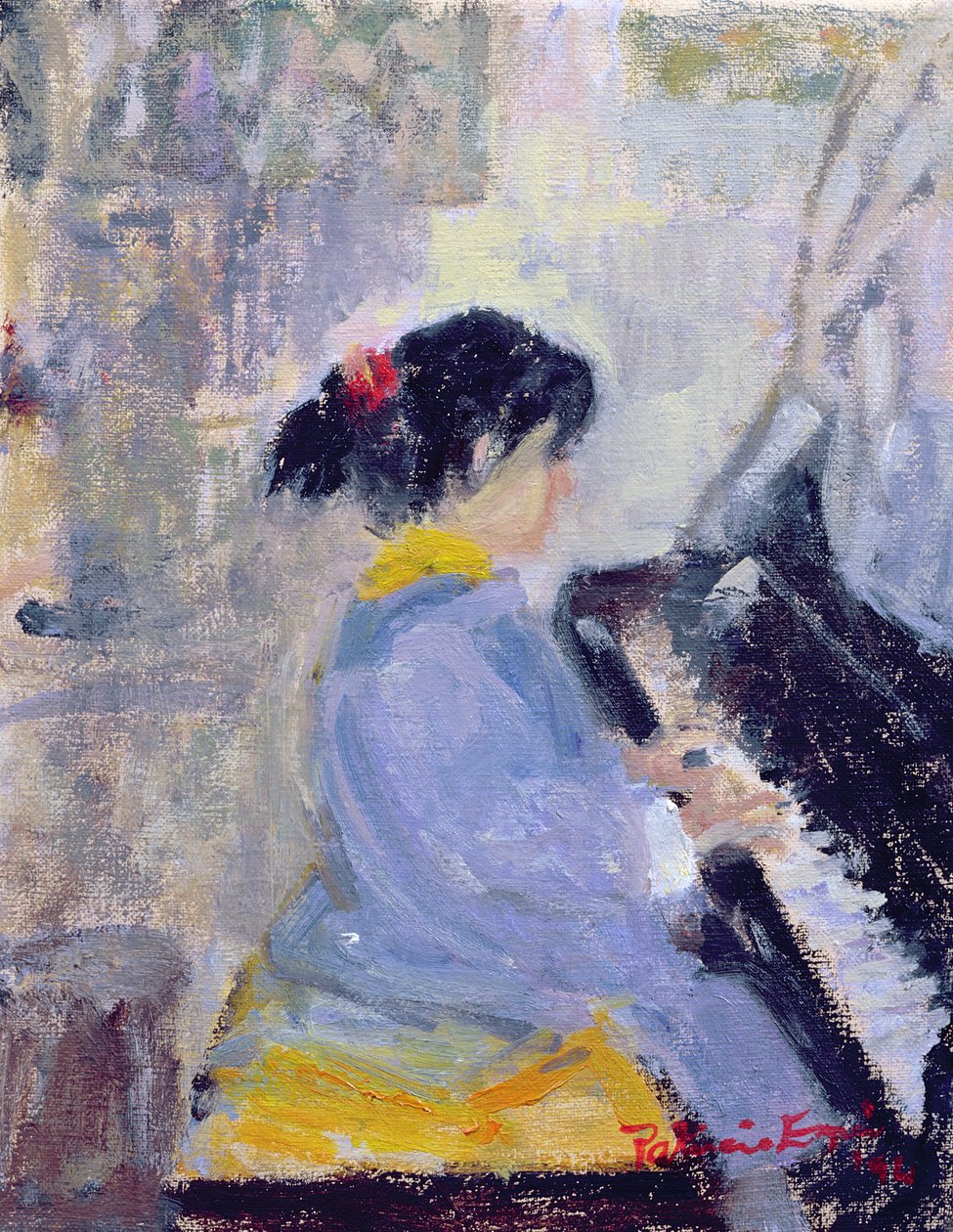 På Pianot, 1994 av Patricia Espir