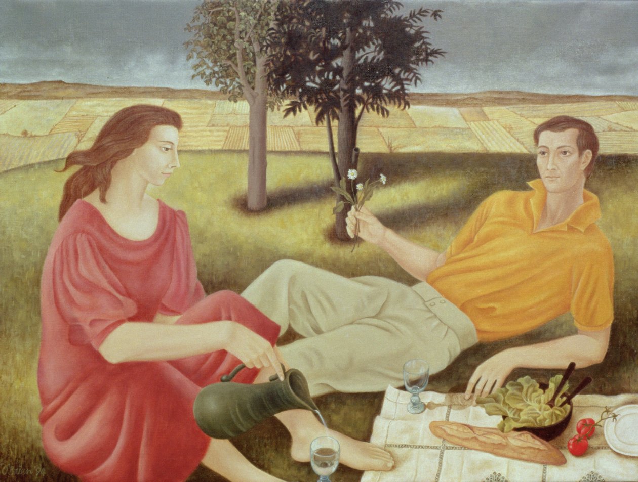 Picknicken, 1994 av Patricia OBrien