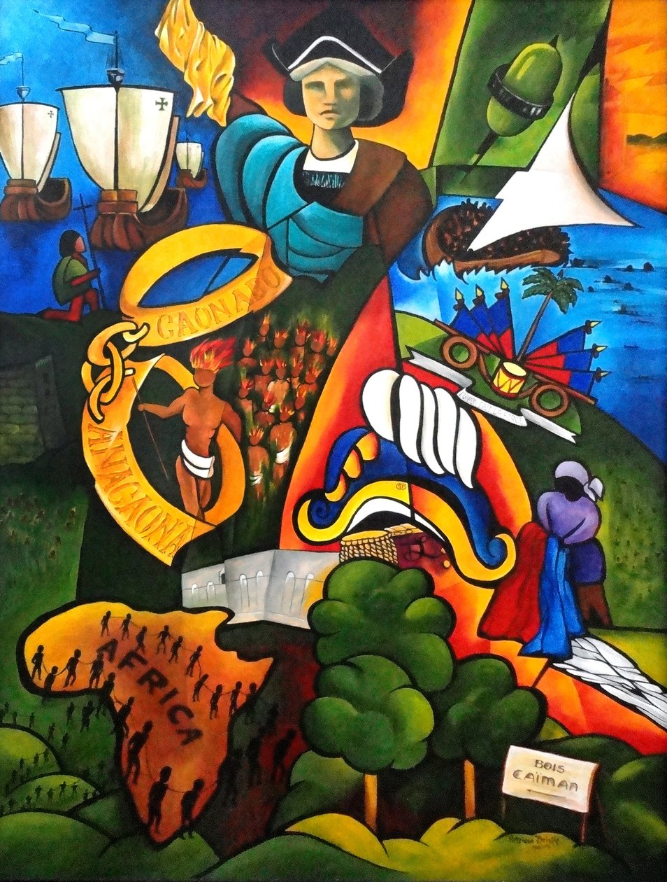 Hope at Sunrise, 2007 (akryl på duk) av Patricia Brintle
