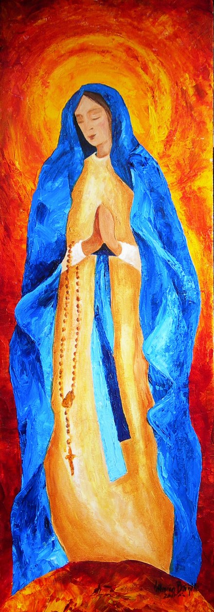 Madonna från Rosenkransen, 2011 av Patricia Brintle