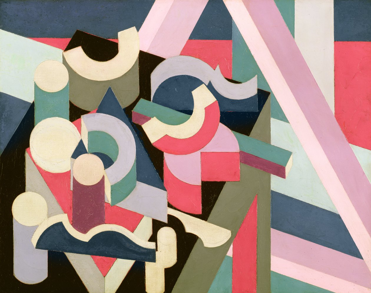 Kubkomposition #1, 1925-26 av Patrick Henry Bruce