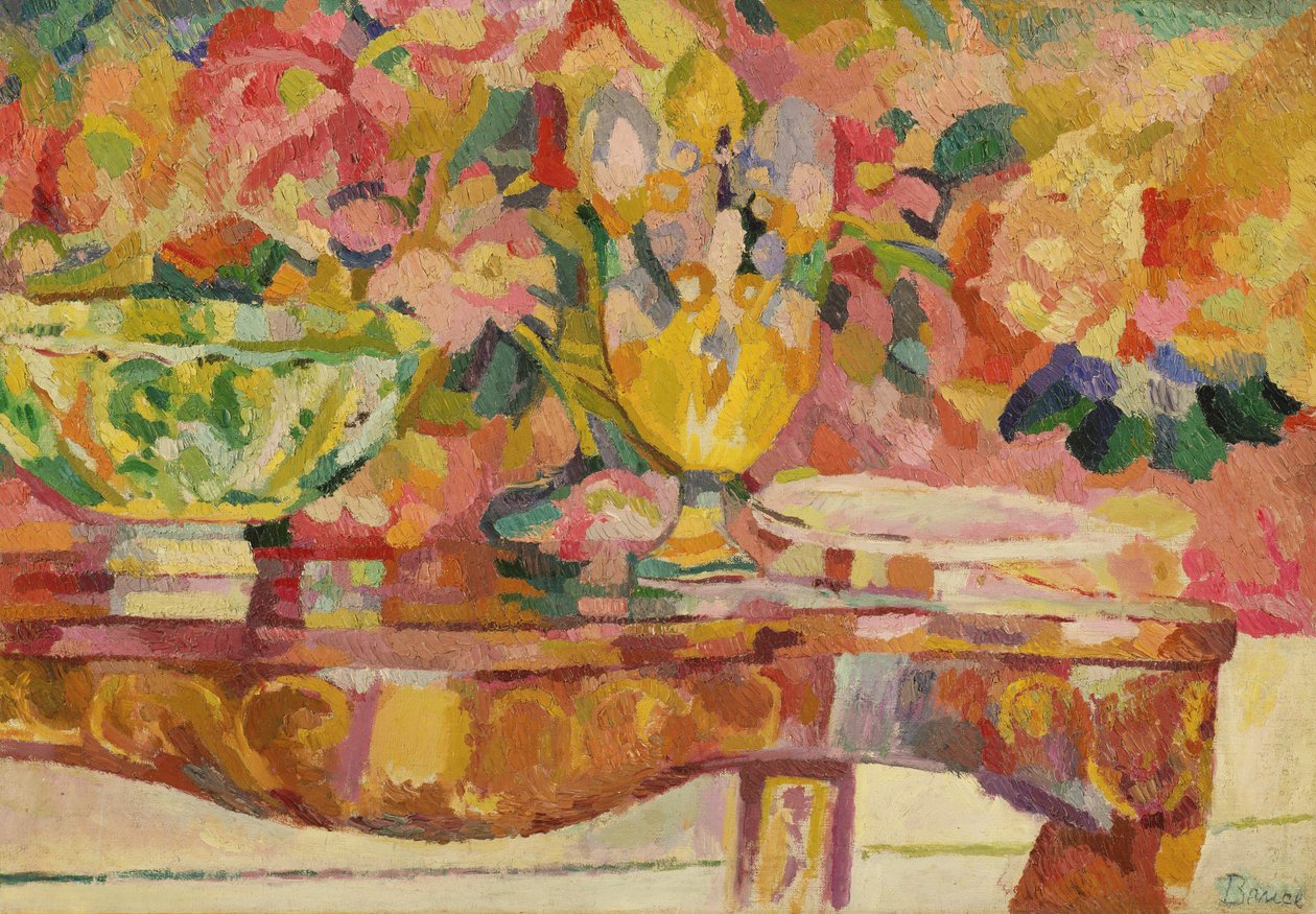 Gobeläng och konsol, 1912 av Patrick Henry Bruce