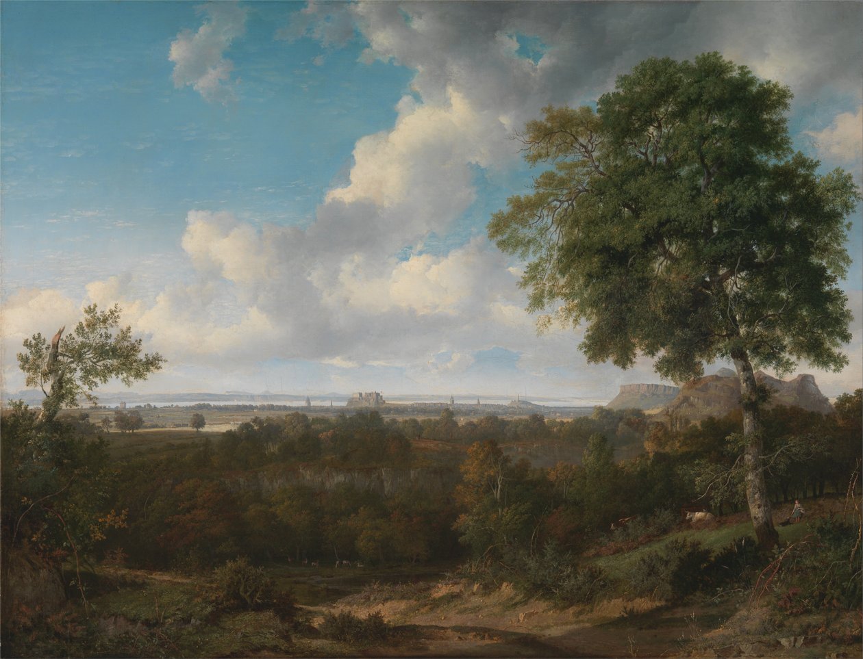 Edinburgh from the Braids av Patrick Nasmyth