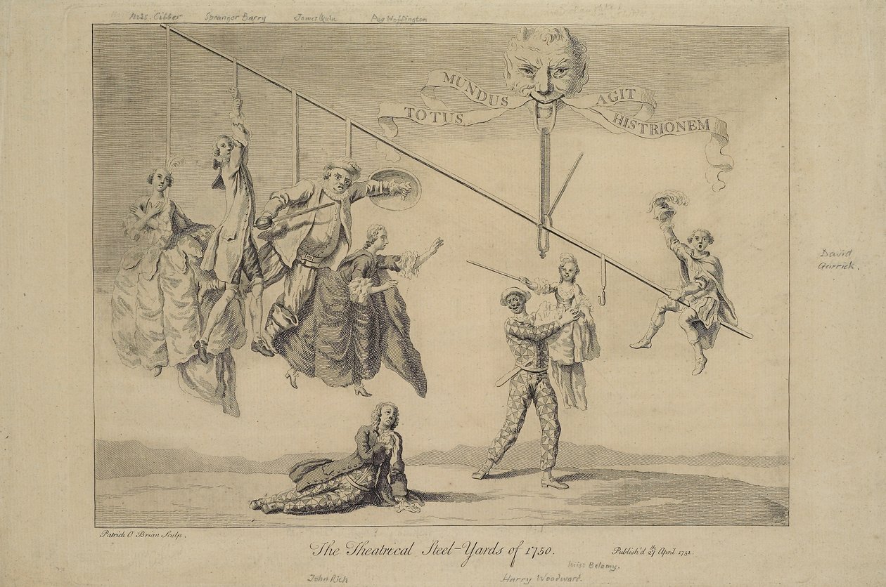 Theatrical Steel-yards 1750, 1741 av Patrick OBrian