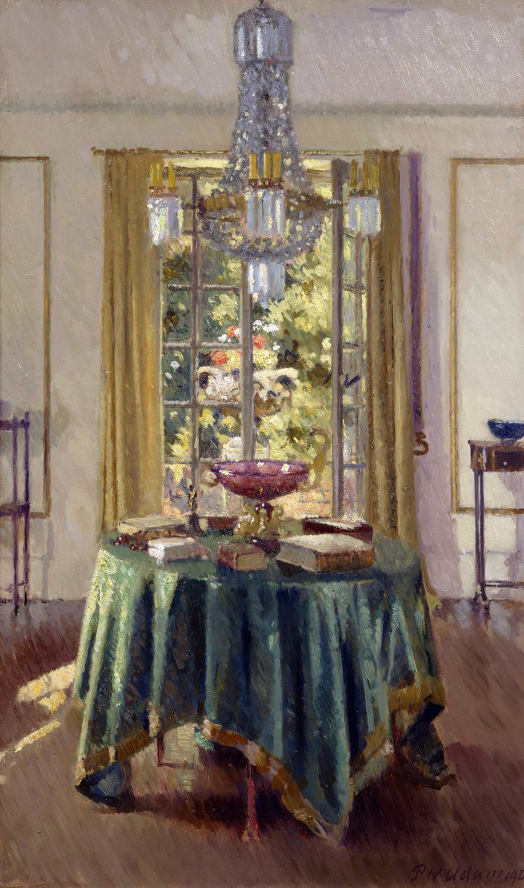Den gröna duken, 1926 av Patrick William Adam