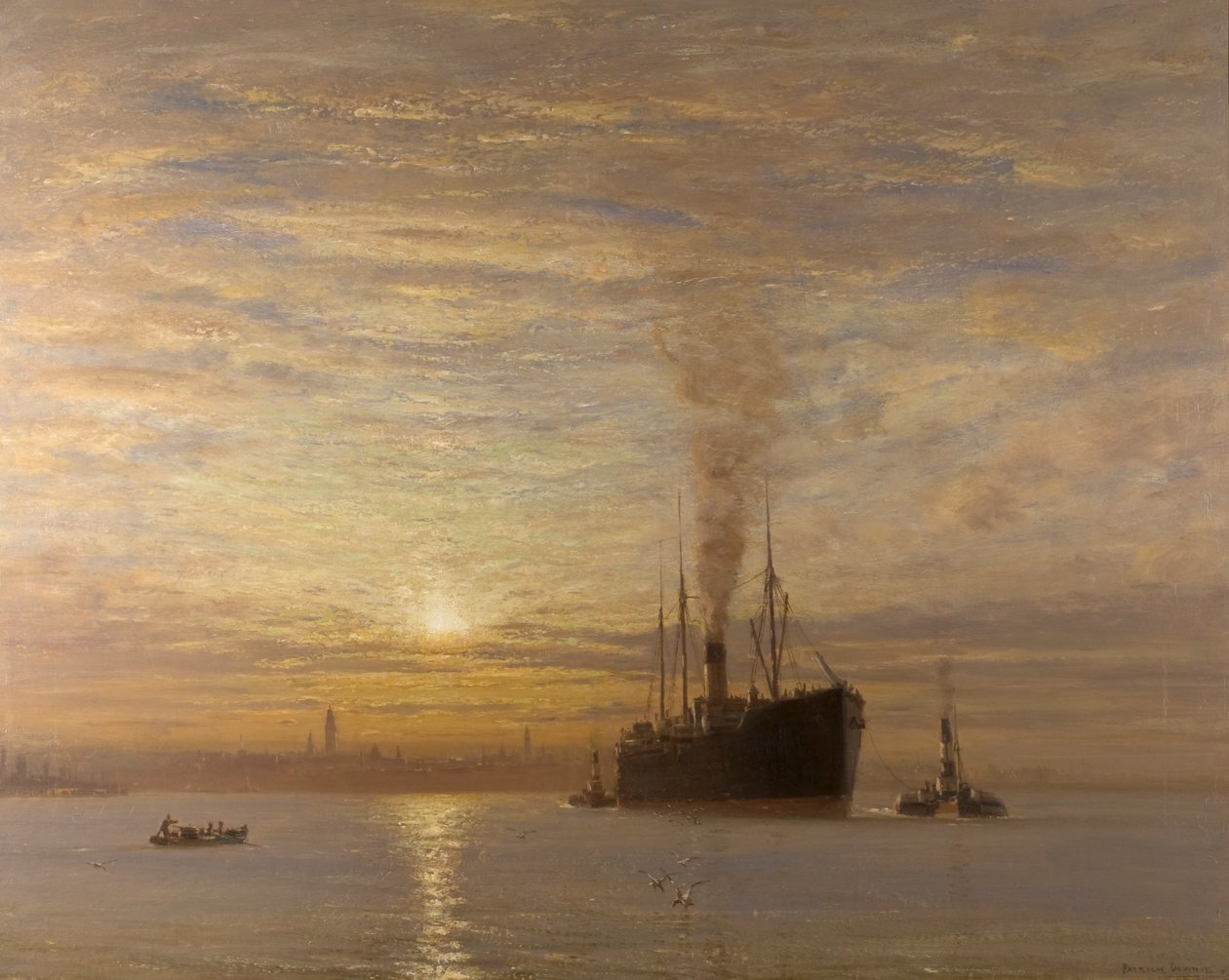 Tillbaka till Clyde - Sunset av Patrick Downie