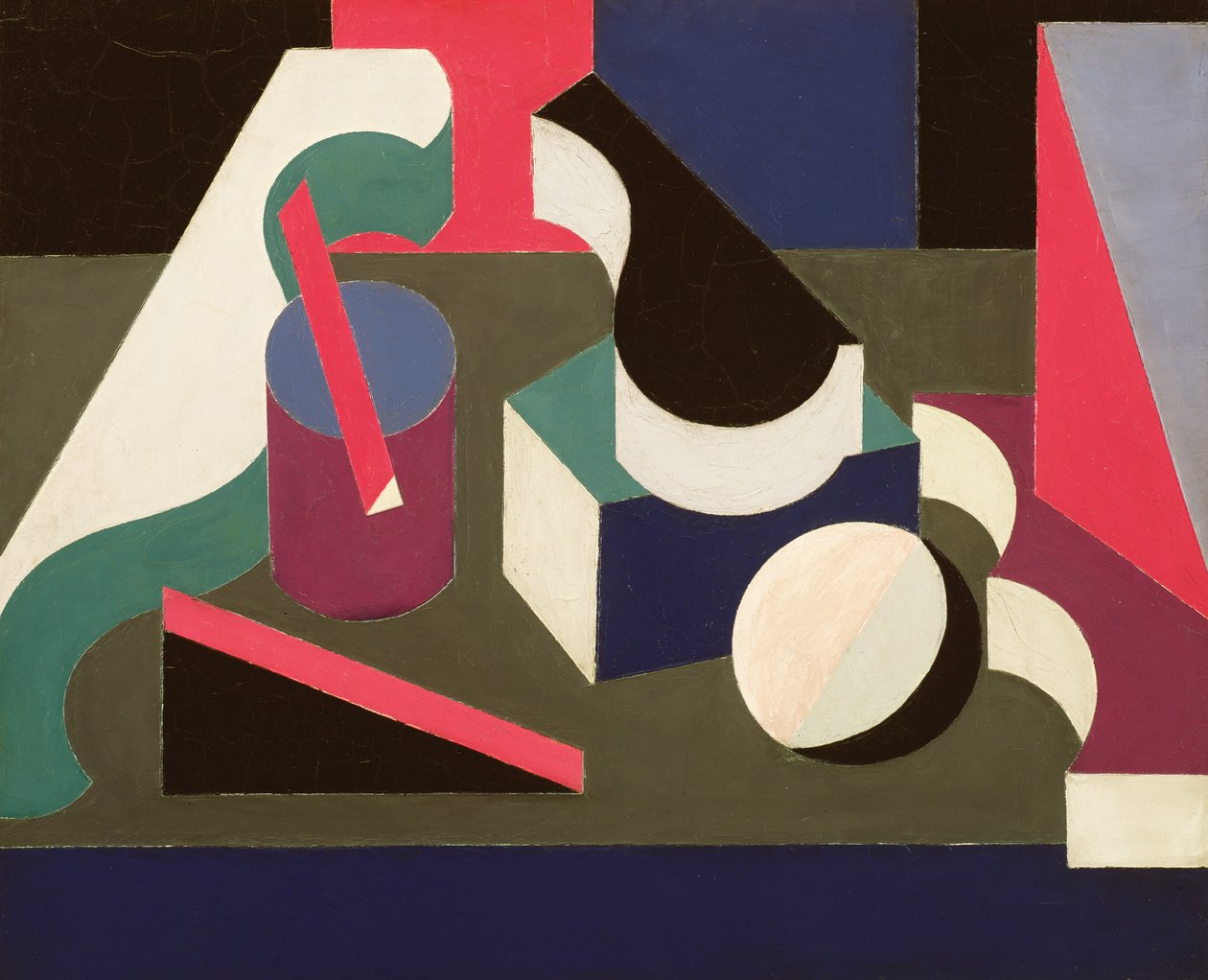 Forms, 1918-19 (olja & grafit på duk) av Patrick Henry Bruce