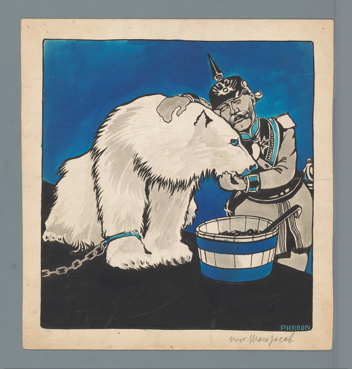 Tyskland och Ryssland av Patricq Kroon (signed by artist)