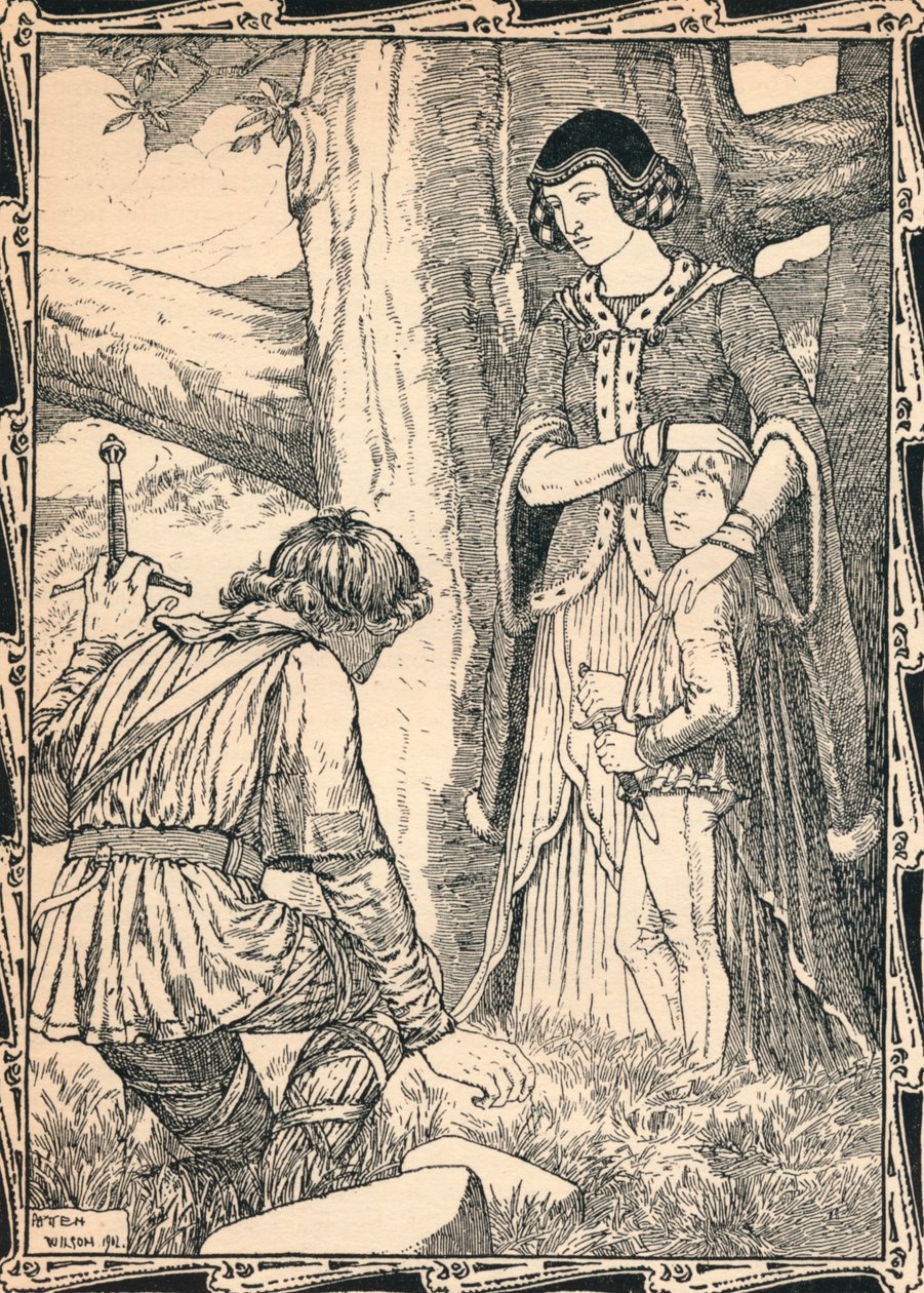 Margareta och rånaren, 1902 av Patten Wilson