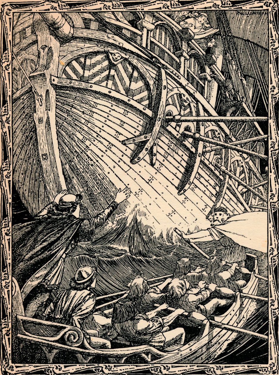Det vita skeppet, 1902 av Patten Wilson