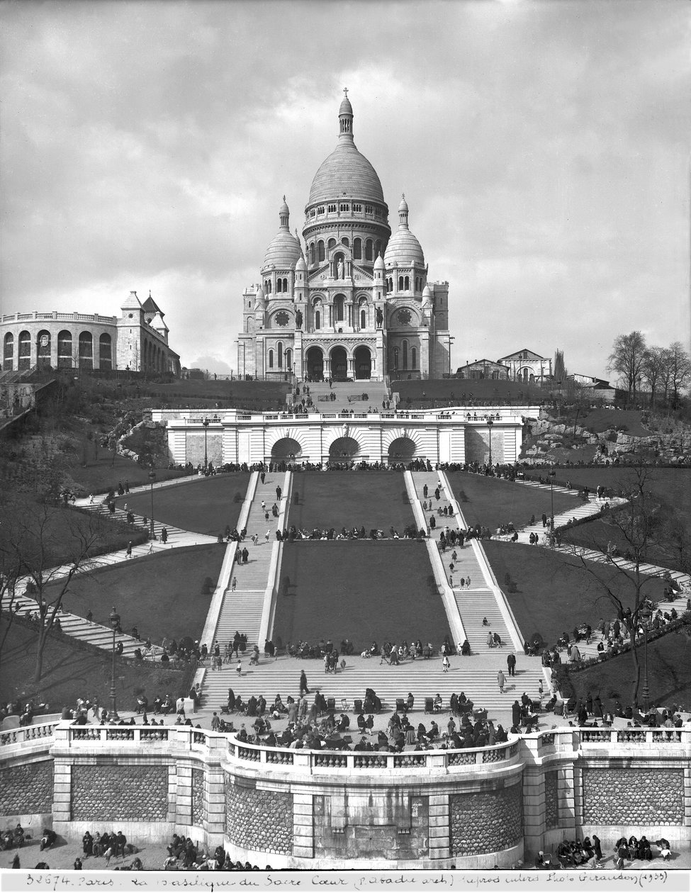Basilikan Sacre-Coeur, Montmartre, 1876-1910 av Paul Abadie