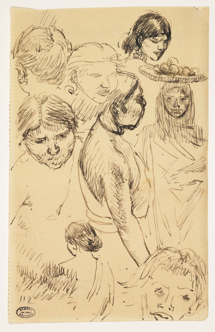 Studier av kvinnor av Paul Albert Besnard