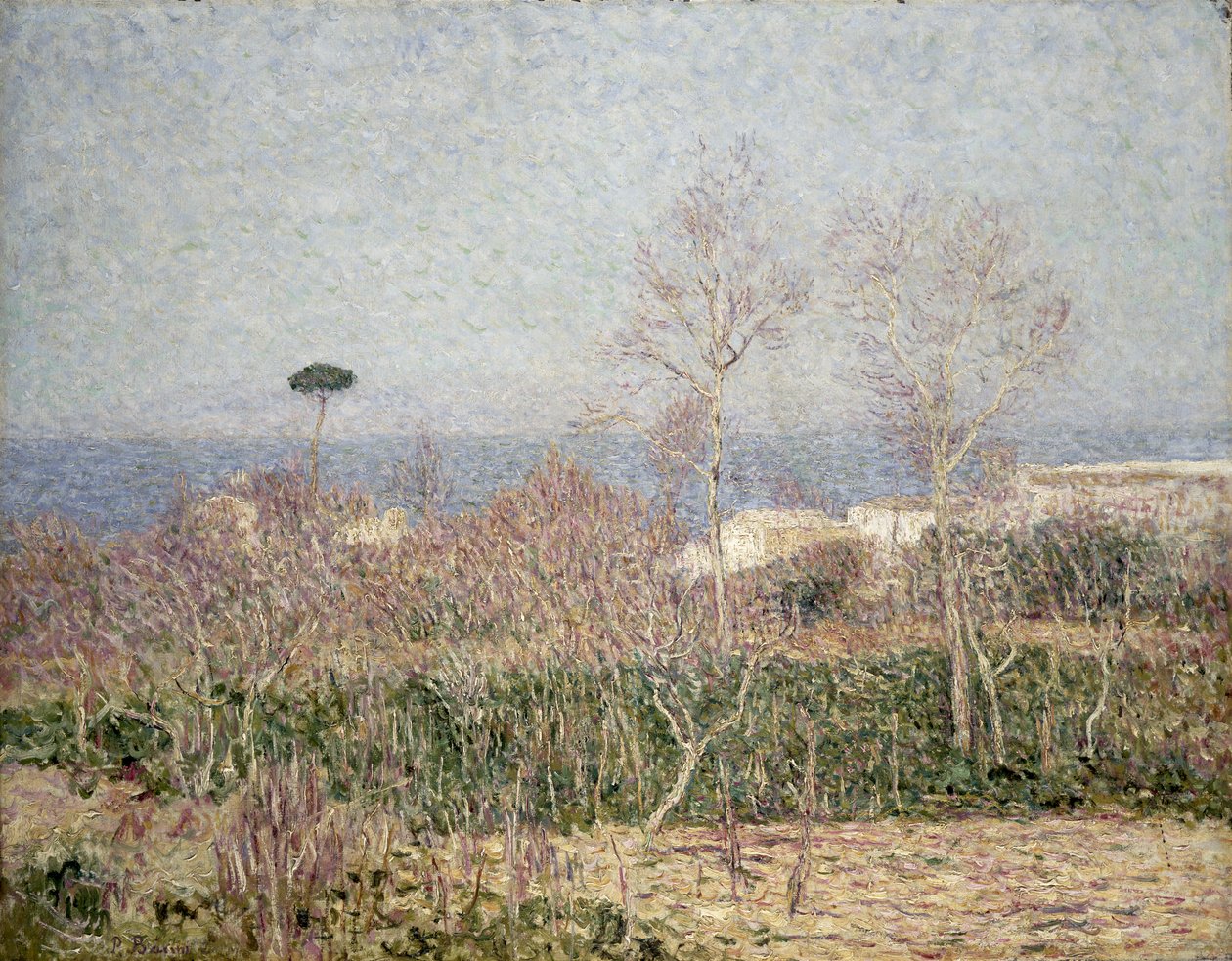 Ett kustlandskap på Capri, 1899 av Paul Baum
