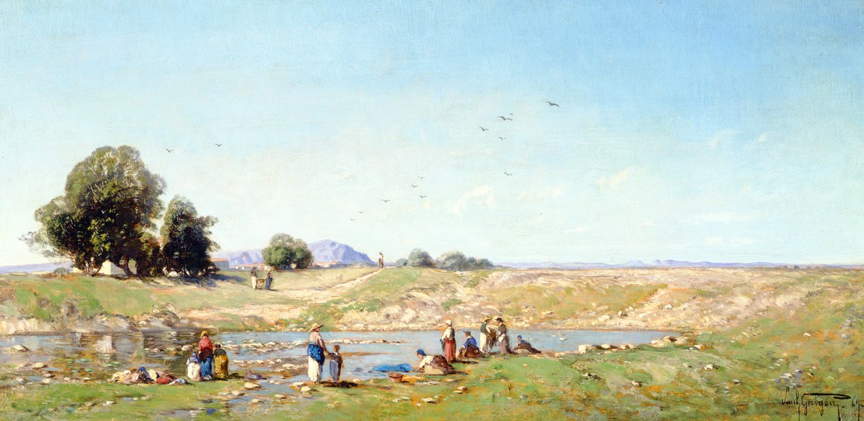 Durance Valley, 1867 av Paul Camille Guigou