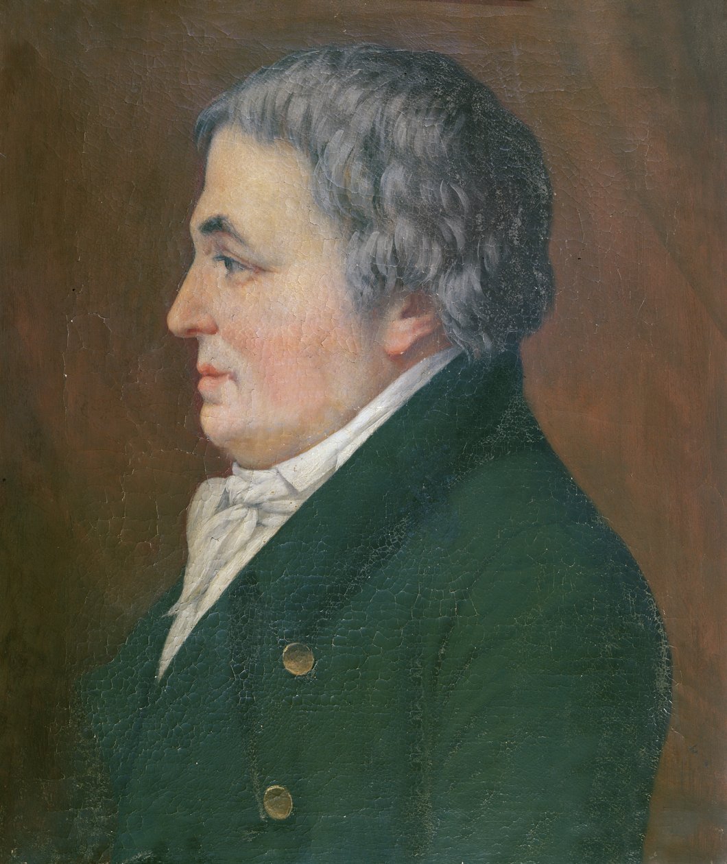 Franz Anton Mesmer (1734-1815) 72 år, 1847 (enkaustisk på duk) av Paul Carpentier