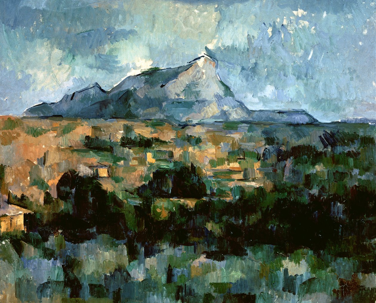 Sainte-Victoire-berget, 1904-06 av Paul Cézanne
