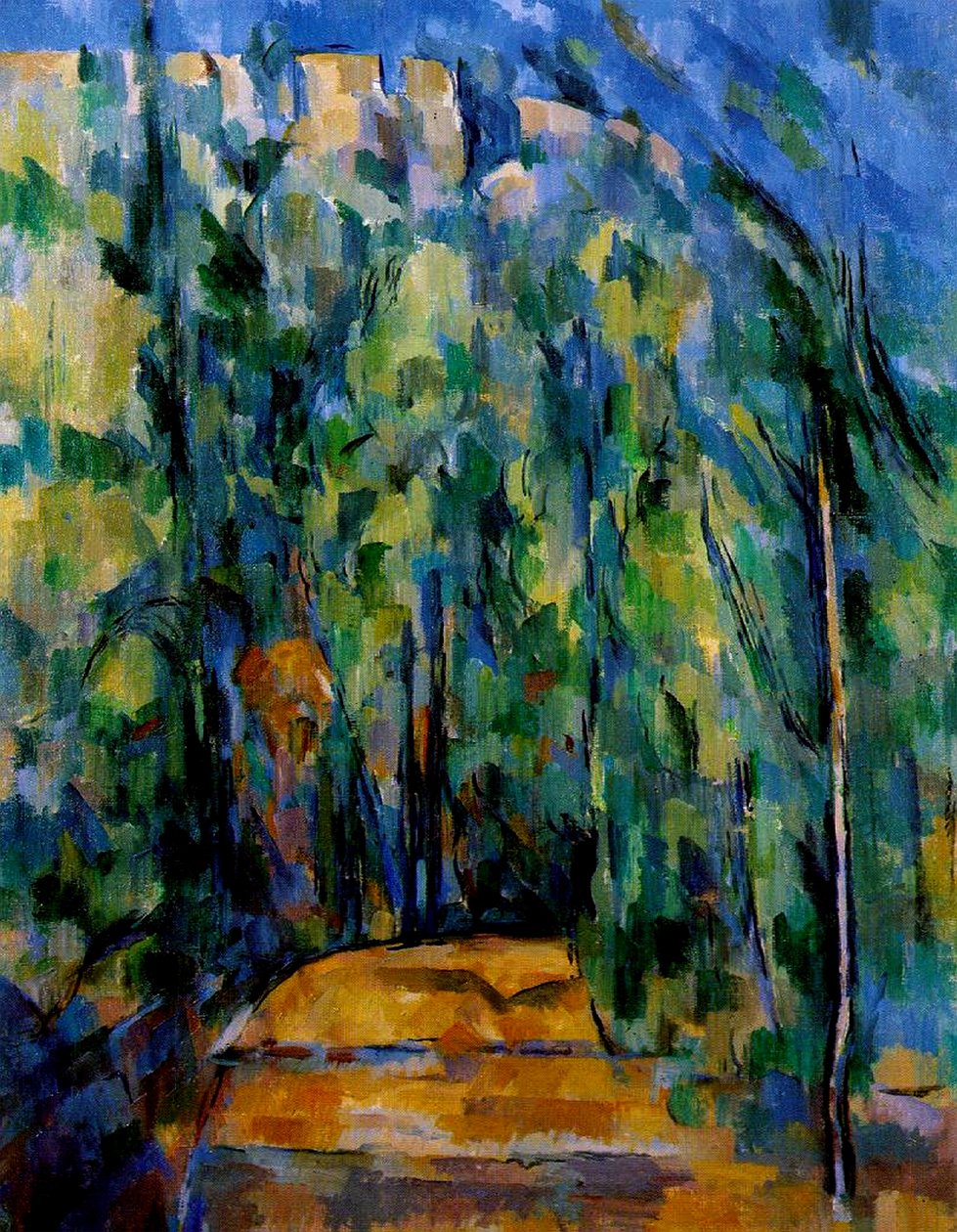 Stig i skogen, 1902-06 av Paul Cézanne