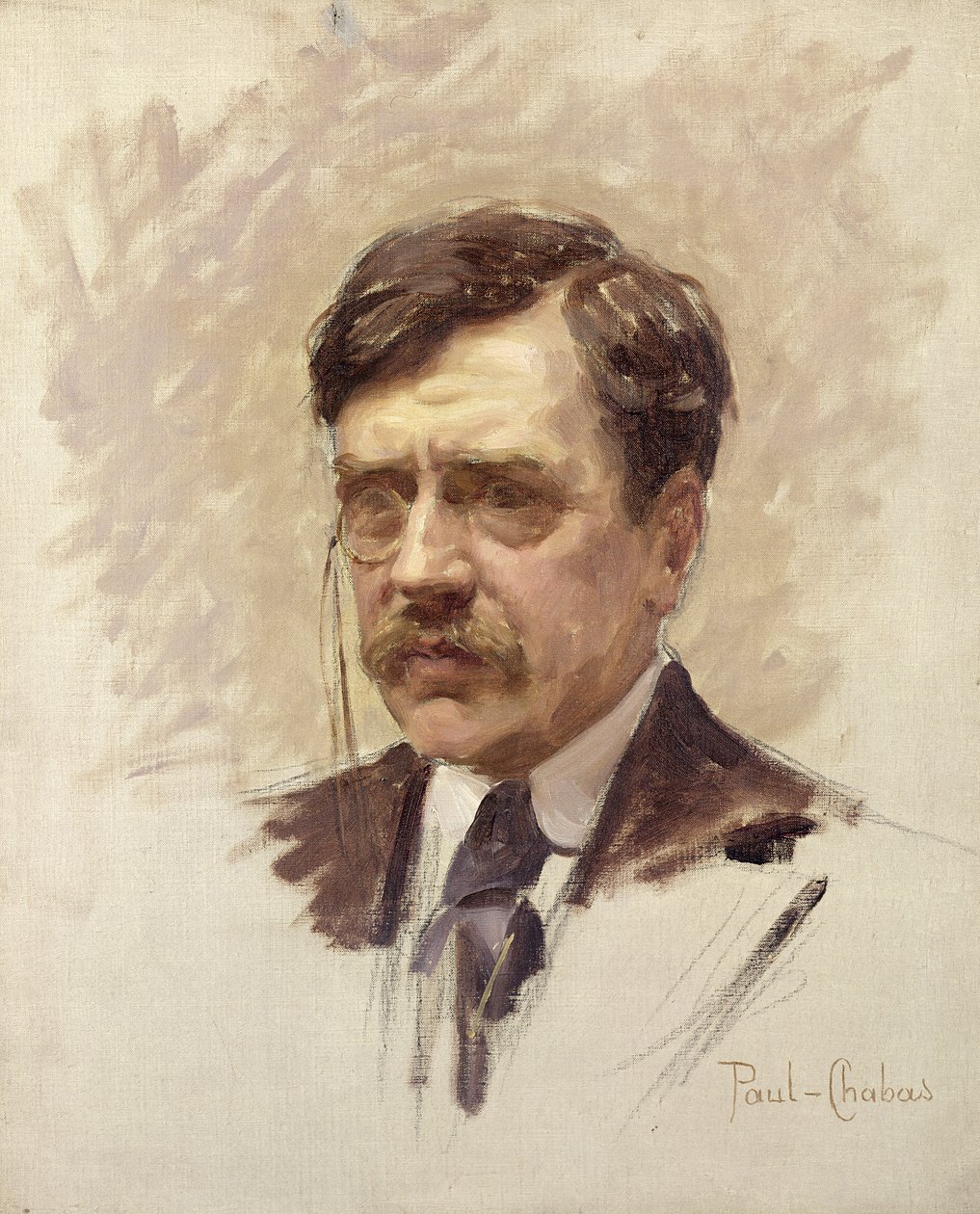 Paul Bourget (1852-1935) c.1895 av Paul Emile Chabas