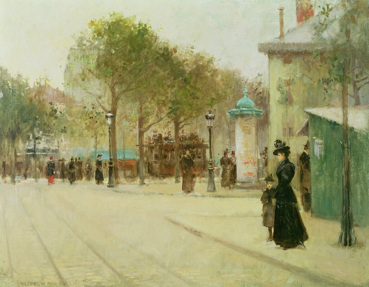 Paris, 1892 av Paul Cornoyer