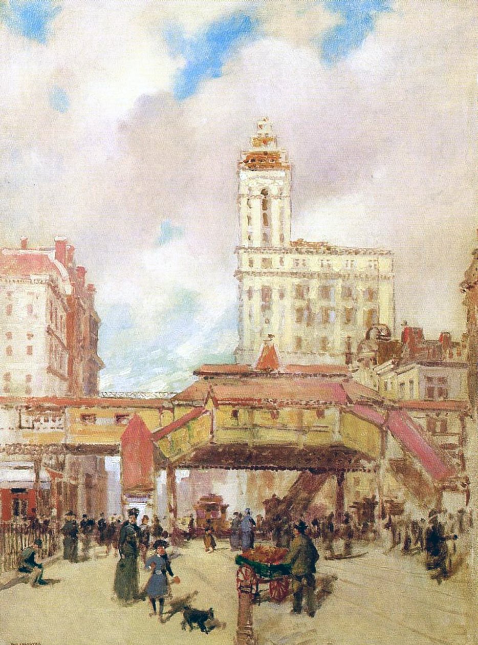 Third Avenue, New York av Paul Cornoyer
