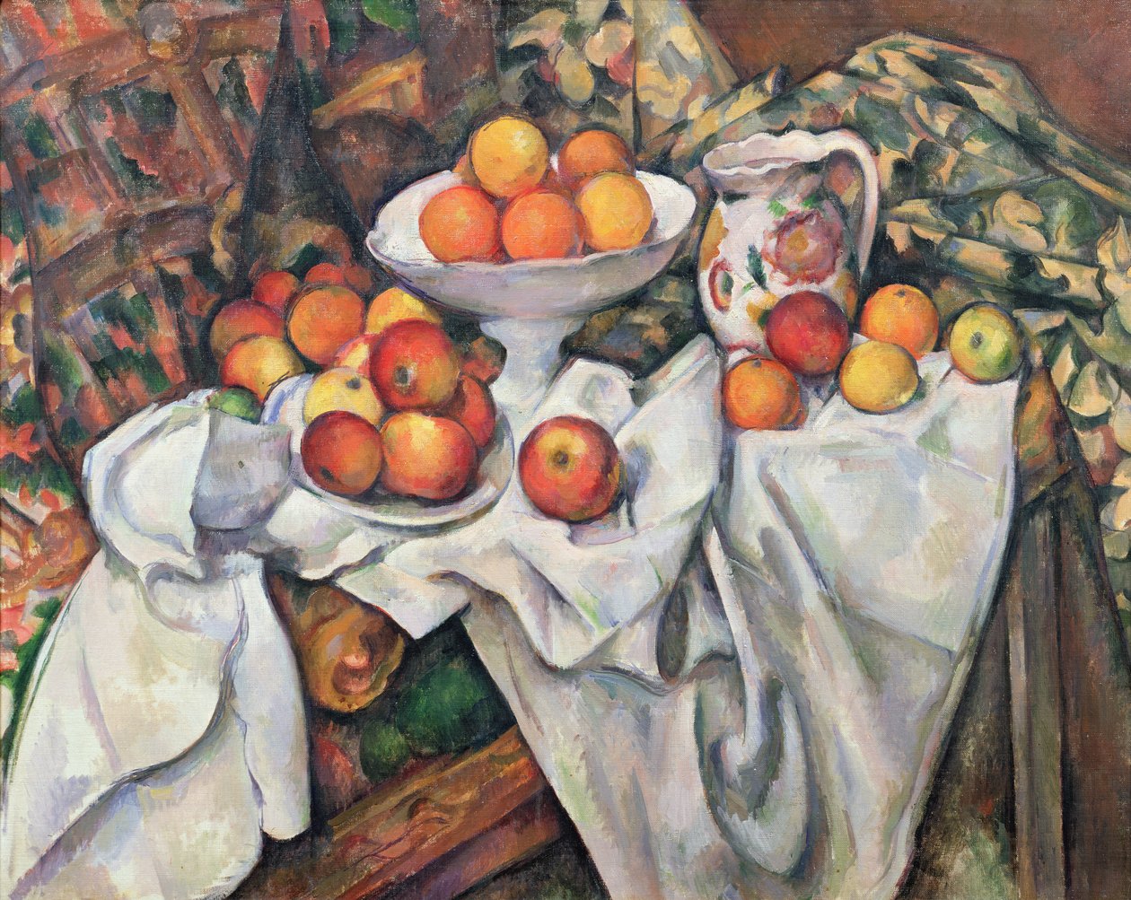 Äpplen och apelsiner, 1895-1900 av Paul Cézanne