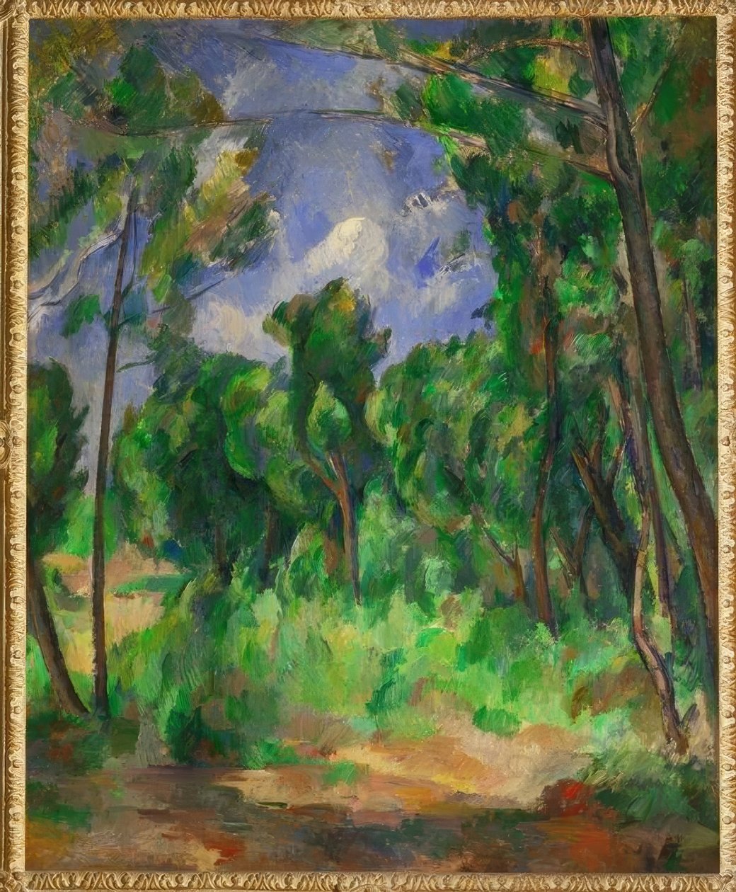 Glade av Paul Cézanne
