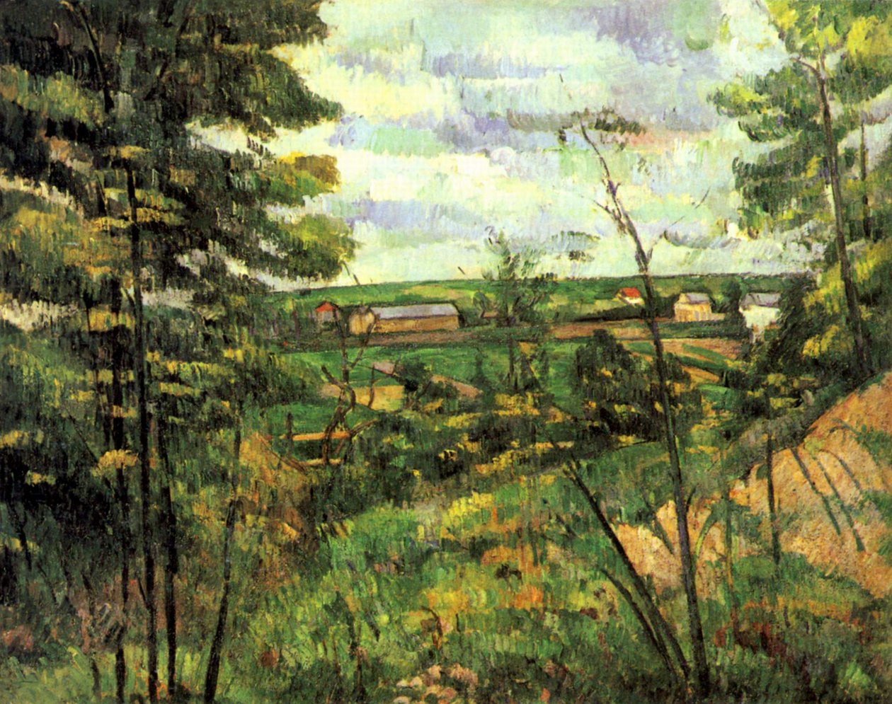 Das Tal der Oise av Paul Cézanne